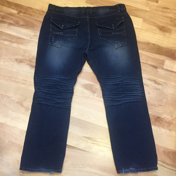 SOLD :-) Blue Geare Denim Jeans Big & Tall Mens - Picture 6 of 8